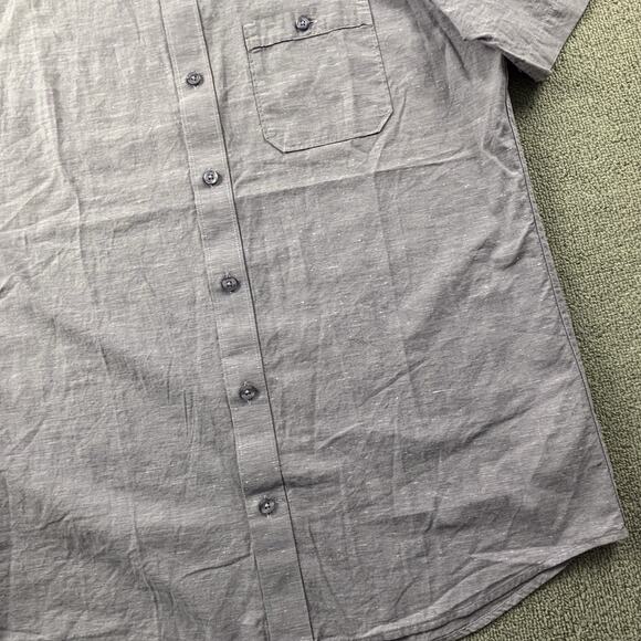 Travis Mathew Shirt Adult Medium Purple Button Up Short Sleeve Golf Casual Men's - Picture 5 of 14